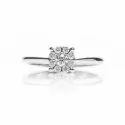 Ring Promesse Jewelry Woman Solitaire Diamond FMV