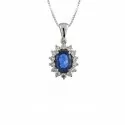 Necklace Promesse Women&#39;s Sapphire CCPQ54Z