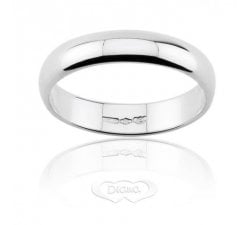 DIANA Wedding Ring 5 grams White Gold Classic Wide Band