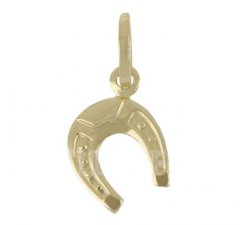 Horseshoe unisex pendant Yellow gold 803321707948