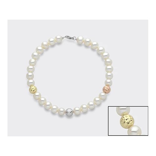 Mikiko women's bracelet of pearls MB0934O7FCBI050