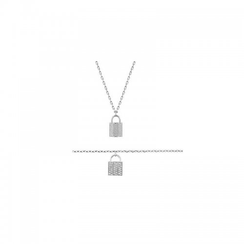 Parure Swarovski Etui für Damen aus Metall und Kristallen Mod. 5120621