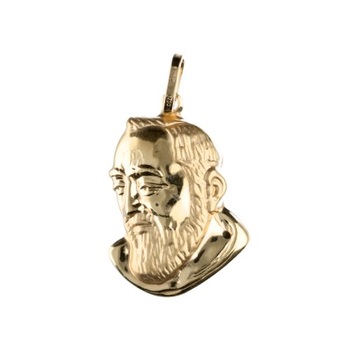 Padre Pio pendant yellow gold 803321703344