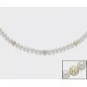 Mikiko Damen Halskette String of Pearls MC1465O7FCBI050