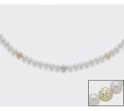 Mikiko Women&#39;s Necklace String of Pearls MC1465O7FCBI050