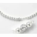 Mikiko Women&#39;s Necklace String of Pearls MC1508O4FCBI050