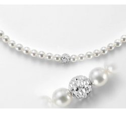 Mikiko Damen Halskette String of Pearls MC1508O4FCBI050