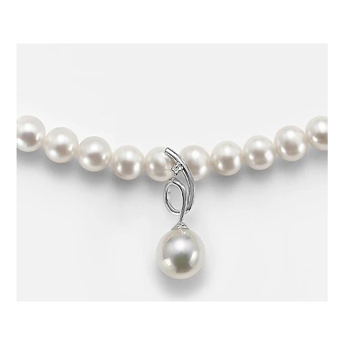 Mikiko Women&#39;s Necklace String of Pearls MC1484O4FCBI050