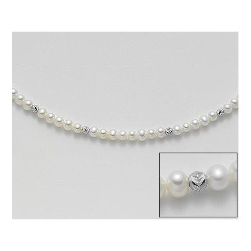 Mikiko Damen Halskette String of Pearls MC1214O4FCBI045