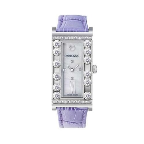 Swarovski Lovely Crystals Square Women&#39;s Watch in Steel Mod.5096684