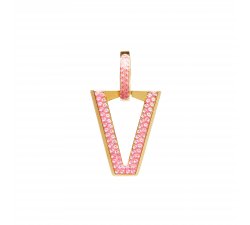 Valentina Ferragni Studio Ohrring Uali Zirconia Pink DVF-OR-LU7