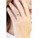 Unoaerre Hydra Slim Wedding Ring with White Gold Diamond Brilliant Promises