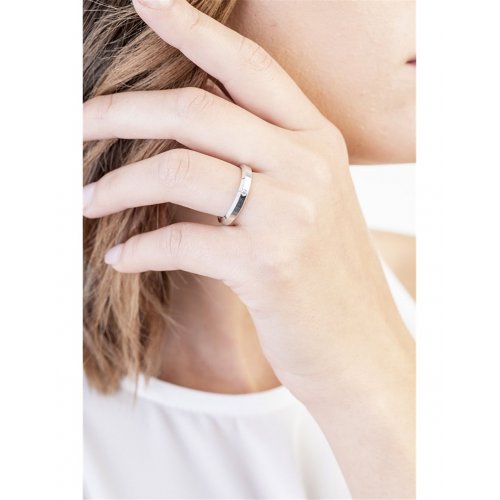 Unoaerre Hydra Ehering mit Diamant Weißgold Brillanten Versprechen