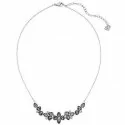Swarovski Bunch Necklace for Women with Black Crystals Mod. 5086037