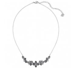 Swarovski Bunch Halskette für Damen mit schwarzen Kristallen Mod. 5086037