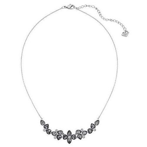 Swarovski Bunch Necklace for Women with Black Crystals Mod. 5086037