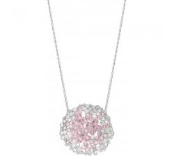 Collana Swarovski Cherie Long da Donna con Cristalli Rosa Mod. 5111318