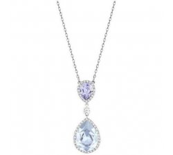Swarovski Christie Women&#39;s Necklace with Light Blue Crystals Mod. 5113782