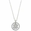 Swarovski Crocus Clover Women&#39;s Necklace with Crystals Mod. 5112176