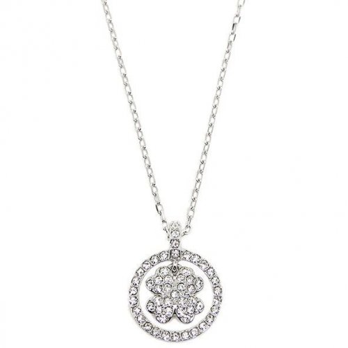 Swarovski Crocus Clover Women&#39;s Necklace with Crystals Mod. 5112176