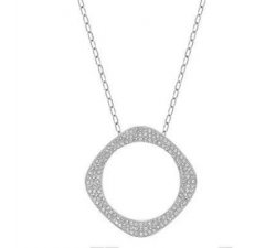 Swarovski Vio Women&#39;s Necklace with White Crystals Mod.5121443