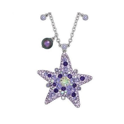 Swarovski Women&#39;s Necklace with Purple Crystals Mod.5200029