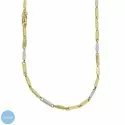 Collana Uomo in Oro Bianco e Giallo 9kt 803321743444