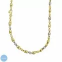 Collana Uomo in Oro Bianco e Giallo 9kt 803321743443