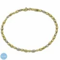 Men&#39;s Bracelet in 9kt White and Yellow Gold 803321743446