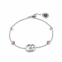 Gucci Women&#39;s Silver Bracelet GG Marmont Collection YBA527393001018