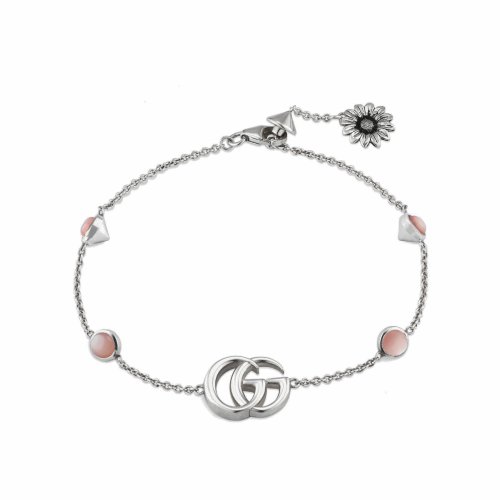 Gucci Damen Silberarmband GG Marmont Collection YBA527393001018