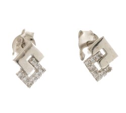 White Gold Woman Earrings 803321735041