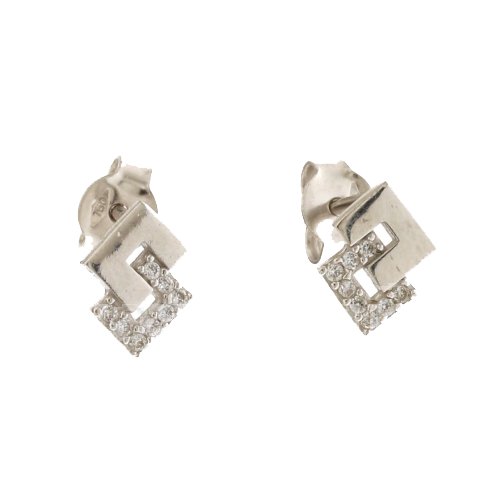 White Gold Woman Earrings 803321735041