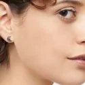 Dodo Luna Precious single earring DHB7006_MOONS_DBK9R
