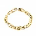 Bracciale Donna Oro Giallo e Bianco GL100079