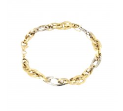 Yellow and White Gold Woman Bracelet GL100083