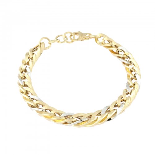 Yellow and White Gold Woman Bracelet GL100084