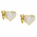 Herz-Ohrringe aus Gelbgold für Damen 216469