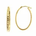 Women&#39;s Circle Earrings Yellow Gold 186780