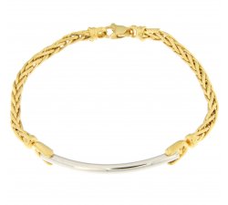 Unoaerre Damenarmband Weiß-Gelb-Gold GL100103