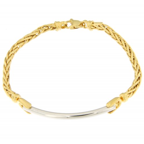 Bracciale Donna Unoaerre Oro Giallo Bianco GL100103