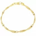 Unoaerre Damenarmband Weiß-Gelb-Gold GL100104