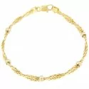 Unoaerre Women&#39;s Bracelet White Yellow Gold GL100104