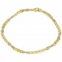 Bracciale Uomo Unoaerre Oro Giallo Bianco GL100112