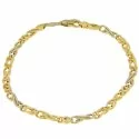 Bracciale Uomo Unoaerre Oro Giallo Bianco GL100116