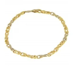 Bracciale Uomo Unoaerre Oro Giallo Bianco GL100116