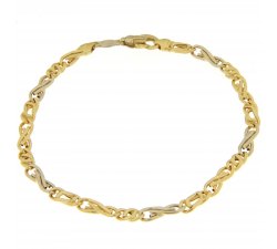 Unoaerre Herrenarmband Weiß-Gelb-Gold GL100116