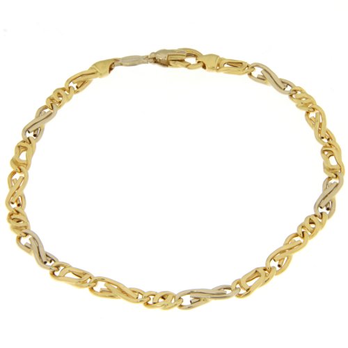 Unoaerre Herrenarmband Weiß-Gelb-Gold GL100116