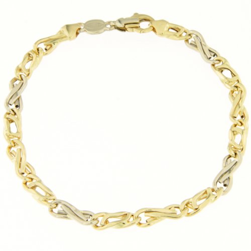 Unoaerre Herrenarmband Weiß-Gelb-Gold GL100119