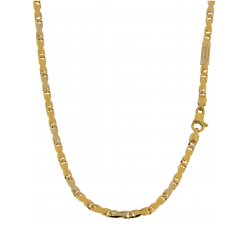 Unoaerre Men&#39;s Necklace Yellow White Gold GL100130